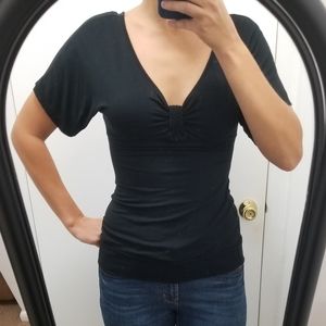 American Rag: Sexy Black Plungi…